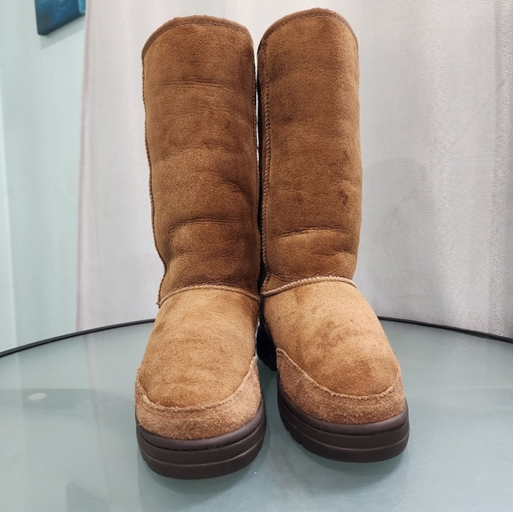 UGG Ultimate Tall Braid Boot Women Size 7 W - Picture 9 of 13